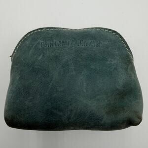 Portland Leather Company Coin Purse Bag Teal Small MermaidCore Vacation Coastal